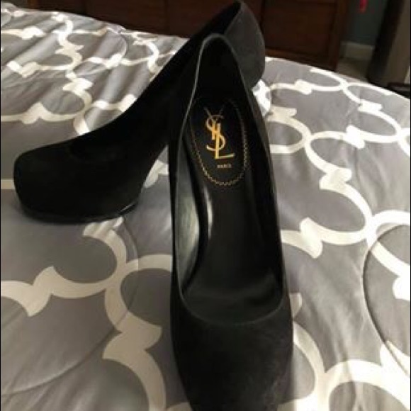 Saint Laurent suede pump shoes - Picture 4 of 4